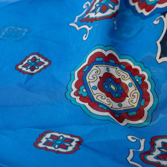 FARM Rio Anika Tiles Blue Maxi Dress - Picture 14 of 15